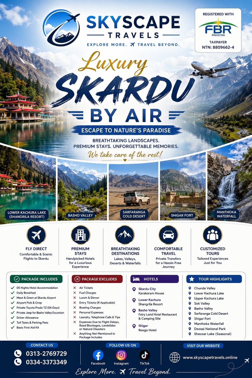 Luxury Skardu by Air